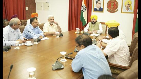 Hours after he was discharged from Fortis hospital in Mohali, Punjab chief minister Bhagwant Mann on Sunday reviewed the paddy procurement arrangement and said his government is fully ready for the kharif marketing season beginning October 1.