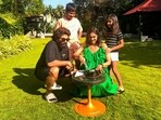 Allu Sneha Reddy celebrated her birthday with Allu Arjun and their kids, Ayaan and Arha. Allu Sneha Reddy celebrated her birthday with Allu Arjun and their kids, Ayaan and Arha.