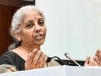 Finance minister Nirmala Sitharaman.