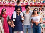 Kareena Kapoor Khan, Saif Ali Khan and Sara Ali Khan with Ibrahim Ali Khan, Taimur Ali Khan and Jehangir Ali Khan in one frame. (PTI Photo) (PTI03_01_2024_000253A) Kareena Kapoor Khan, Saif Ali Khan and Sara Ali Khan with Ibrahim Ali Khan, Taimur Ali Khan and Jehangir Ali Khan in one frame. (PTI Photo) (PTI03_01_2024_000253A)