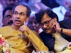 Nagpur: Shiv Sena (UBT) chief Uddhav Balasaheb Thackeray with party leader Sanjay Raut. Nagpur: Shiv Sena (UBT) chief Uddhav Balasaheb Thackeray with party leader Sanjay Raut.