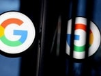 The logo for Google is seen at a Google store in Manhattan, New York City, US.