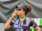Saiyami Kher recently competed in the toughest triathlon in the world: Ironman Race. Saiyami Kher recently competed in the toughest triathlon in the world: Ironman Race.