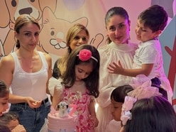 taimur ali khan birthday dress Taimur Ali Khan birthday photos