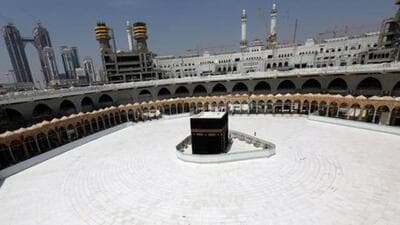 A view of Kaaba at the Grand Mosque in the holy Muslim city of Mecca in Saudi Arabia. (Reuters File Photo) A view of Kaaba at the Grand Mosque in the holy Muslim city of Mecca in Saudi Arabia. (Reuters File Photo)