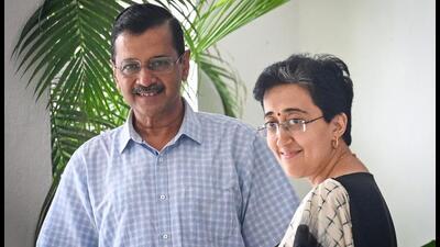 AAP chief Arvind Kejriwal and Delhi CM Atishi (Hindustan Times) AAP chief Arvind Kejriwal and Delhi CM Atishi (Hindustan Times)