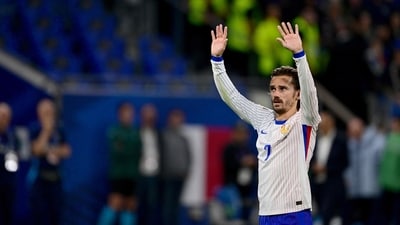 Antoine Griezmann retires from international football. (AFP) Antoine Griezmann retires from international football. (AFP)