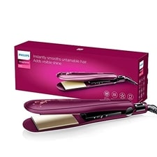 Achieve salon-smooth and straight hair at home with Philips hair straighteners.