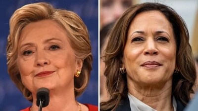 According to Hillary Clinton, there will be a story about Kamala Harris soon. Regarding the October surprise, she remarked, “So, I don't know what it's going to be.” (AFP)