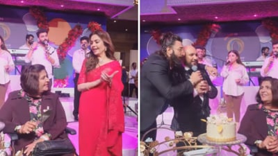 Deepa Malik, at Antilia, rang in her birthday with Nita Ambani, Ranveer Singh and B Praak. (Instagram/deepa_paralympian) Deepa Malik, at Antilia, rang in her birthday with Nita Ambani, Ranveer Singh and B Praak. (Instagram/deepa_paralympian)