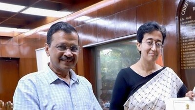Delhi CM Atishi and former CM Arvind Kejriwal (HT Photo) (HT_PRINT) Delhi CM Atishi and former CM Arvind Kejriwal (HT Photo) (HT_PRINT)