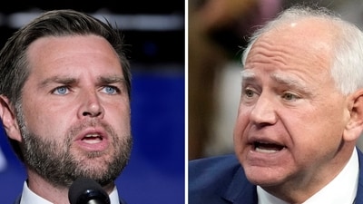 JD Vance vs Tim Walz debate: When and where to watch, important rules and more (AP Photo) (AP) JD Vance vs Tim Walz debate: When and where to watch, important rules and more (AP Photo) (AP)