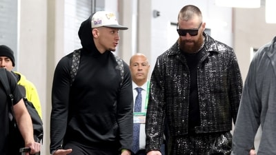 Travis Kelce in a post addressed to his teammate Patrick Mahomes, said: “Really thought the Bearcats were gonna find a way to win that one at the end…,” (Getty Images via AFP) Travis Kelce in a post addressed to his teammate Patrick Mahomes, said: “Really thought the Bearcats were gonna find a way to win that one at the end…,” (Getty Images via AFP)