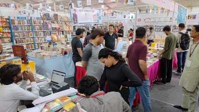 The Vani Prakashan stall has a variety of books in different genres and is drawing a lot of buyers (Deep Saxena/HT) The Vani Prakashan stall has a variety of books in different genres and is drawing a lot of buyers (Deep Saxena/HT)