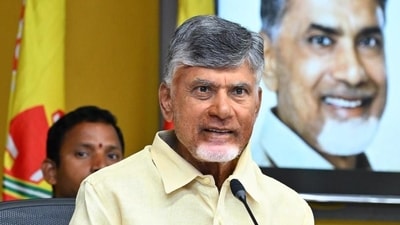 Andhra Pradesh CM N Chandrababu Naidu . (ANI)