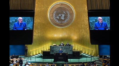The 79th United Nations General Assembly at U.N. headquarters in New York, U.S., September 30, 2024. REUTERS/Eduardo Munoz (REUTERS)