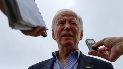 Biden planned to speak about the administration's response efforts in remarks from the White House on Monday. (REUTERS)