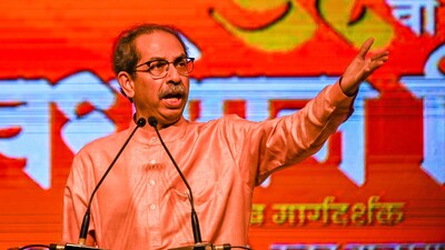 Shiv Sena (UBT) party chief Uddhav Thackeray. (Raju Shinde/HT Photo)