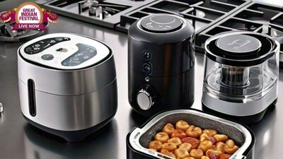 Big savings on air fryers, cookers, gas stoves and more at the Great Indian Festival. Big savings on air fryers, cookers, gas stoves and more at the Great Indian Festival.