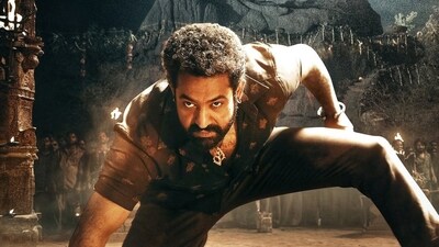 Devara Part 1 sees Jr NTR in a double role. Devara Part 1 sees Jr NTR in a double role.