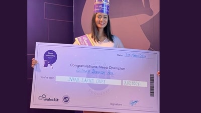 Saishwari was one of the 12 selected 'sleep interns' in a program (Instagram) Saishwari was one of the 12 selected 'sleep interns' in a program (Instagram)