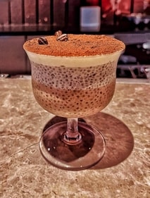 Tiramisu chia pudding by Torii. Tiramisu chia pudding by Torii.
