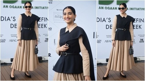 Sonam Kapoor attends an event in Mumbai. Sonam Kapoor attends an event in Mumbai.