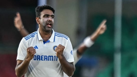 Bangladesh reached 26/2 at Stumps, with Mominul Haque (0*) and Shadman Islam remaining unbeaten. R Ashwin struck twice for India.(AFP)