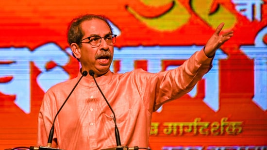 Shiv Sena (UBT) party chief Uddhav Thackeray. (Raju Shinde/HT Photo)