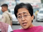 Delhi chief minister Atishi speaks with the media. Delhi chief minister Atishi speaks with the media.