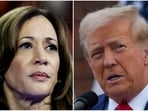 FILE PHOTO: U.S. Vice President Kamala Harris in Milwaukee, Wisconsin, U.S. August 20, 2024 and former U.S. President Donald Trump in Bedminster, New Jersey, U.S., August 15, 2024 are seen in a combination of file photographs. REUTERS/Marco Bello, Jeenah Moon/File Photo