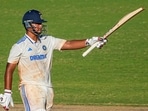 India's Vaibhav Suryavanshi celebrates during the unofficial Test. India's Vaibhav Suryavanshi celebrates during the unofficial Test.