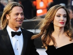 Brad Pitt and Angelina Jolie in happier times