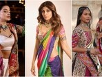 Navratri invites vibrant sarees and trendy fusion outfits for festive celebrations. Navratri invites vibrant sarees and trendy fusion outfits for festive celebrations.