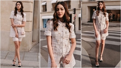 Ananya Panday brought the glam to Chanel’s Paris Fashion Week with her sister Rysa. (Instagram/@ananyapanday) Ananya Panday brought the glam to Chanel’s Paris Fashion Week with her sister Rysa. (Instagram/@ananyapanday)