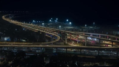 Atal Setu. (Hindustan Times/Anshuman Poyrekar) Atal Setu. (Hindustan Times/Anshuman Poyrekar)
