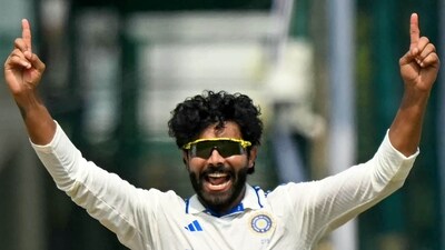 Jadeja dismissed Shanto with his second ball and then went on to dismiss Litton das and Shakib Al Hasan in his next two overs. Shadman Islam lost his focus after scoring a half century and fell to Deep and Bangladesh went from being 91/3 to 94/7. (AFP) Jadeja dismissed Shanto with his second ball and then went on to dismiss Litton das and Shakib Al Hasan in his next two overs. Shadman Islam lost his focus after scoring a half century and fell to Deep and Bangladesh went from being 91/3 to 94/7. (AFP)