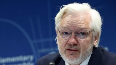 WikiLeaks founder Julian Assange speaks during a parliamentary hearing at the Council of Europe in Strasbourg, eastern France. (AFP) WikiLeaks founder Julian Assange speaks during a parliamentary hearing at the Council of Europe in Strasbourg, eastern France. (AFP)