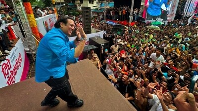 Actor Govinda in Thane ( Praful Gangurde /HT Photo )