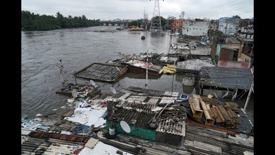 In total, 2,116 houses were built on the river bed of Musi and another 7,850 in its buffer zone. (Reuters) In total, 2,116 houses were built on the river bed of Musi and another 7,850 in its buffer zone. (Reuters)