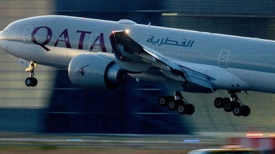 Qatar Airways intends to buy a 25% stake in Virgin Australia, facilitating new Doha flights. This investment aims to strengthen Qatar's presence in a competitive market, especially after being denied additional flights. Virgin will reintroduce long-haul routes starting mid-2025. (AP) Qatar Airways intends to buy a 25% stake in Virgin Australia, facilitating new Doha flights. This investment aims to strengthen Qatar's presence in a competitive market, especially after being denied additional flights. Virgin will reintroduce long-haul routes starting mid-2025. (AP)