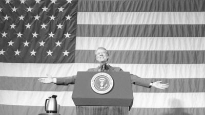 Jimmy Carter, the 39th president of the United States, was born in 1 October 1924 in Georgia, and currently under home hospice care(AP Photo, File) (AP)