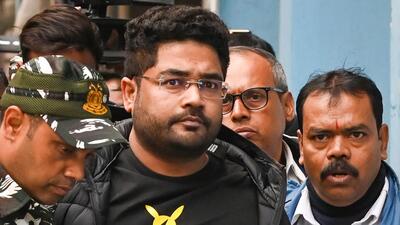 Kolkata: Trinamool Congress leader Kuntal Ghosh being produced before a court after being arrested by the Enforcement Directorate in Kolkata. (PTI) Kolkata: Trinamool Congress leader Kuntal Ghosh being produced before a court after being arrested by the Enforcement Directorate in Kolkata. (PTI)