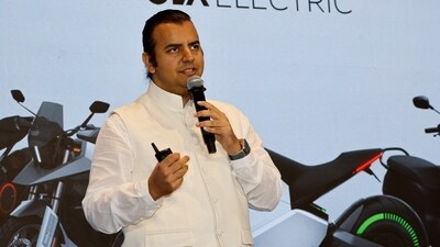 Bhavish Aggarwal, CEO of Ola Cabs, and founder of Ola Electric, speaks during a press conference ahead of the company's IPO launch in Mumbai. (Reuters)