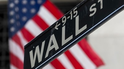 A Wall Street street sign in front of the New York Stock Exchange (NYSE) in New York, US. (Bloomberg) A Wall Street street sign in front of the New York Stock Exchange (NYSE) in New York, US. (Bloomberg)