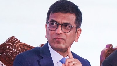 CJI DY Chandrachud at an event. (PTI file) CJI DY Chandrachud at an event. (PTI file)