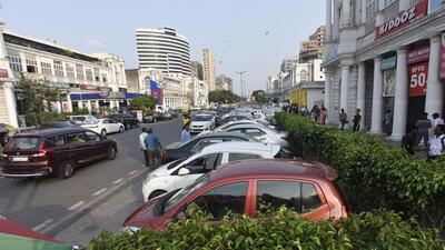 The tenure of the contractor for managing parking lots ended but a new one is yet to be appointed due to missing top leadership. In such a scenario, 149 parking sites are being operated by NDMC itself, officials said. (HT Archive) The tenure of the contractor for managing parking lots ended but a new one is yet to be appointed due to missing top leadership. In such a scenario, 149 parking sites are being operated by NDMC itself, officials said. (HT Archive)