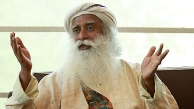 Jaggi Vasudev, founder of the Isha Yoga Foundation, who is also known Sadhguru. (Amal KS/Hindustan Times)