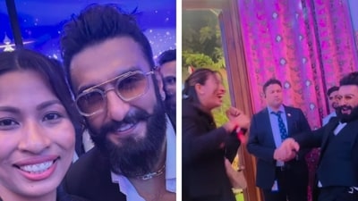 Indian Olympic medallist Lovlina Borgohain recently shared a fun video with Ranveer from an event. Indian Olympic medallist Lovlina Borgohain recently shared a fun video with Ranveer from an event.