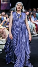 Actor Ratna Pathak Shah walked the runway at the March 2024 edition of Lakmé Fashion Week (Photo: Instagram) Actor Ratna Pathak Shah walked the runway at the March 2024 edition of Lakmé Fashion Week (Photo: Instagram)